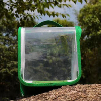 Nouvelle Cage à Insectes Pliable Écologique Noire en Acier Renforcé avec Fermeture Éclair et Motif Uni – Le Kit Idéal pour les Petits Animaux