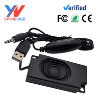 Haut-parleur actif à double canal intégré 3370 70x33mm avec amplificateur de puissance, 4 ohms 3W, petite boîte de son externe pour ordinateur portable, alimentation USB, ROHS