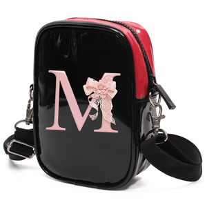 Bolso Bandolera <span class=keywords><strong>de</strong></span> Cuero Patentado Brillante <span class=keywords><strong>de</strong></span> Primera Calidad, Impermeable, Unisex, <span class=keywords><strong>de</strong></span> Diseño, con Logotipo Personalizado - Product Image 5