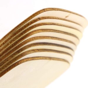 Piastrelle Alfabeto in <span class=keywords><strong>Legno</strong></span> Grezzo Rustico, Quadretti Lucidi per Pittura e Scrittura, Decorazione da Parete - Product Image 1