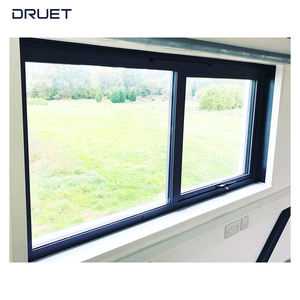 Ventanas Corredizas de Diseño Moderno DRUET, Ventana de Aluminio con Triple Vidrio, Tragaluz, Ventana de Techo, Ventana Corrediza de Vidrio, Ventana Fija Estilo Granja - Product Image 4