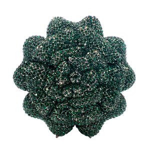 กระเป๋าคลัทช์งานปาร์ตี้ประดับดอกไม้และคริสตัลสำหรับผู้หญิง กระเป๋าถือสำหรับงานแต่งงาน งานเลี้ยงค็อกเทล และงานพรอม - Product Image 1