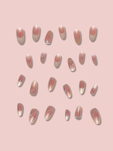 24 Uds. <span class=keywords><strong>Uñas</strong></span> francesas <span class=keywords><strong>acrílicas</strong></span> ABS <span class=keywords><strong>de</strong></span> alta calidad hermoso diseño mariposa diamantes <span class=keywords><strong>de</strong></span> imitación reutilizables <span class=keywords><strong>uñas</strong></span> artificiales directo <span class=keywords><strong>de</strong></span> fábrica - Product Image 4