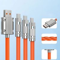 Nouveaux câbles USB de charge rapide 1m 3A, câbles de données type C, câbles de charge en silicone, échantillon gratuit