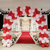 LEDA Kit d'arche de ballons en tissu gonflable automatique réutilisable, couleur personnalisée, élégant et tendance, nouvelle arrivée, pour extérieur, mariage, bébé