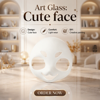 Masque de mascarade en latex plastique pour fête d'Halloween
