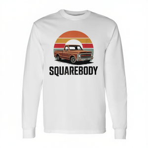 เสื้อยืดแขนยาวทรงสี่เหลี่ยมสำหรับรถกระบะคลาสสิค 4x4 - Product Image 2