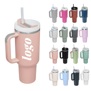 Wholesale <strong>Large</strong> 30oz 40oz Insulated Outdoor <strong>Mug</strong> 40 oz Stainless Steel Tumbler with Handle and Straw - Product Image 1