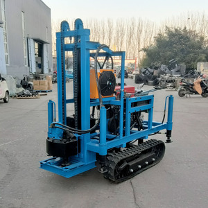 Mini 100m 150m Crawler xách tay nước giếng thủy lực Giàn Khoan nhỏ máy khoan cho trang trại thủy lợi và sâu cũng khoan - Product Image 1