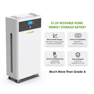 Eustock แบตเตอรี่เก็บพลังงานแสงอาทิตย์แบบเคลื่อนที่ได้รอบลึก10kwh 15kwh 48โวลต์ลิเธียม51.2โวลต์ชุดสมบูรณ์สำหรับบ้าน LFP51200สต๊อค - Product Image 6