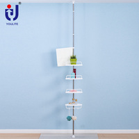 Hochwertiges Multifunktionales Metall-Badezimmerregal Bodenständer-Typ Stabile und Langlebige Installation in Allen Größen