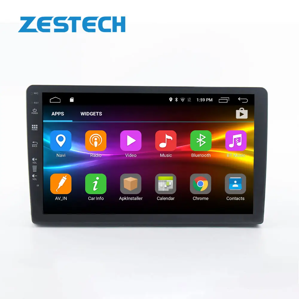 ZESTECH 7/9/10 дюймов, Android 12, универсальный автомобильный dvd-плеер с сенсорным экраном