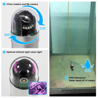 Endoscope portatif de 30 m avec câble flexible et lentille interchangeable modulaire pour l'inspection de tuyaux de diamètres variés