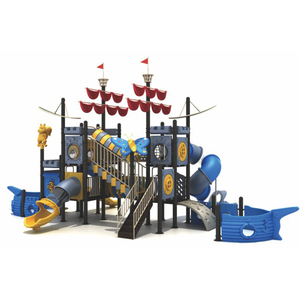 Toboggan en plastique personnalisé pour enfants Bateau pirate en plastique Série Aire de jeux - Product Image 2