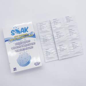 Nettoyant personnalisé pour prothèses dentaires, écologique, pour protège-dents de nuit, élimination des taches, tablettes ultrasoniques pour appareils dentaires 25mm 15g - Product Image 6