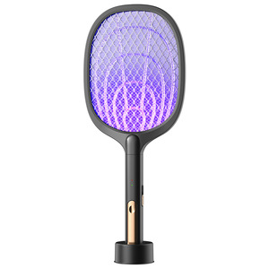 Matamoscas Eléctrico con Luz LED, Recargable por USB, Lámpara Antimosquitos Portátil para el Hogar, 2 en 1, Matamoscas - Product Image 4