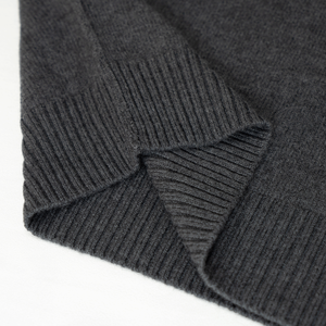 AiNear venta al por mayor logotipo personalizado diseño Oem & Odm manga larga cuello redondo Jacquard gris Jumper hombres 100% lana suéter de punto - Product Image 5