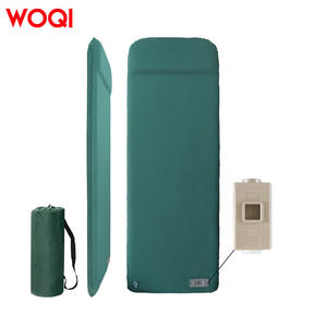 Colchoneta inflable portátil para acampar Woqi, colchón de aire rectangular de TPU 30D con bomba incorporada para 1 persona, uso en exteriores - Product Image 1