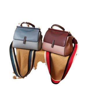 Sac à main bandoulière en cuir véritable pour femme, nouvelle collection printemps-été 2025, sac à main portable tendance, doublure en polyester, agence libre - Product Image 4