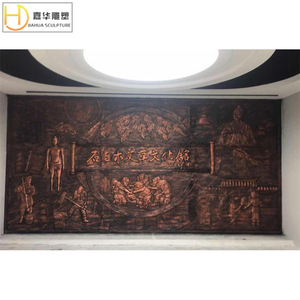 Escultura JAHUA, Relieve de Bronce Fundido, Rectangular, Arte Tradicional, Mural para Exhibición en Museo - Product Image 1