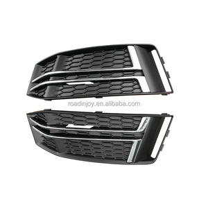 Marco de lámpara antiniebla negra para coche, parrilla de parachoques delantero, cubierta de luz antiniebla para <span class=keywords><strong>Audi</strong></span> <span class=keywords><strong>A4</strong></span> B9 2016 <span class=keywords><strong>2017</strong></span> 2018 - Product Image 1