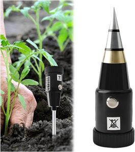 2 In 1 PH <strong>Soil</strong> Tester Hygrometer Metal Sensor Probe Handheld <strong>Soil</strong> 1~8 Moisture -20~60C Temperature No Battery Planting Garden - Product Image 4