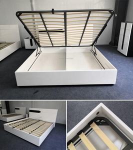 NOVA 1904AA050 Meubles <span class=keywords><strong>de</strong></span> maison Flèche noire et blanche Ensemble chambre Queen / King Size avec fonction <span class=keywords><strong>de</strong></span> rangement - Product Image 3