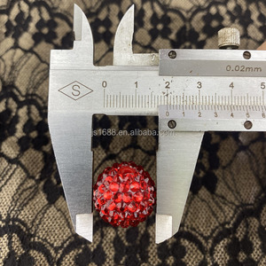 DIY warna Solid 20mm berlian imitasi Chunky Resin Bubblegum akrilik manik Spacer untuk pena perhiasan membuat bulat pemasok manik-manik - Product Image 5