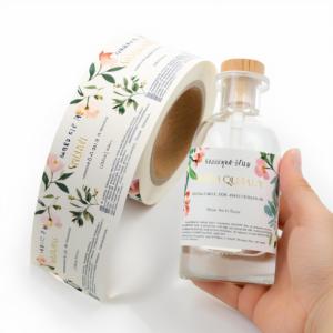 Custom Waterproof Self-adhesive Packaging Label Roll Private Sticker Label Vitamin Supplement Labels for Medical Bottle logo