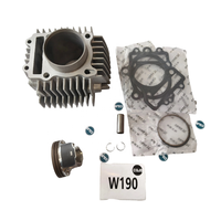 Kit cylindre et piston de moto CQJB Factory ZS W190, alésage 62 mm