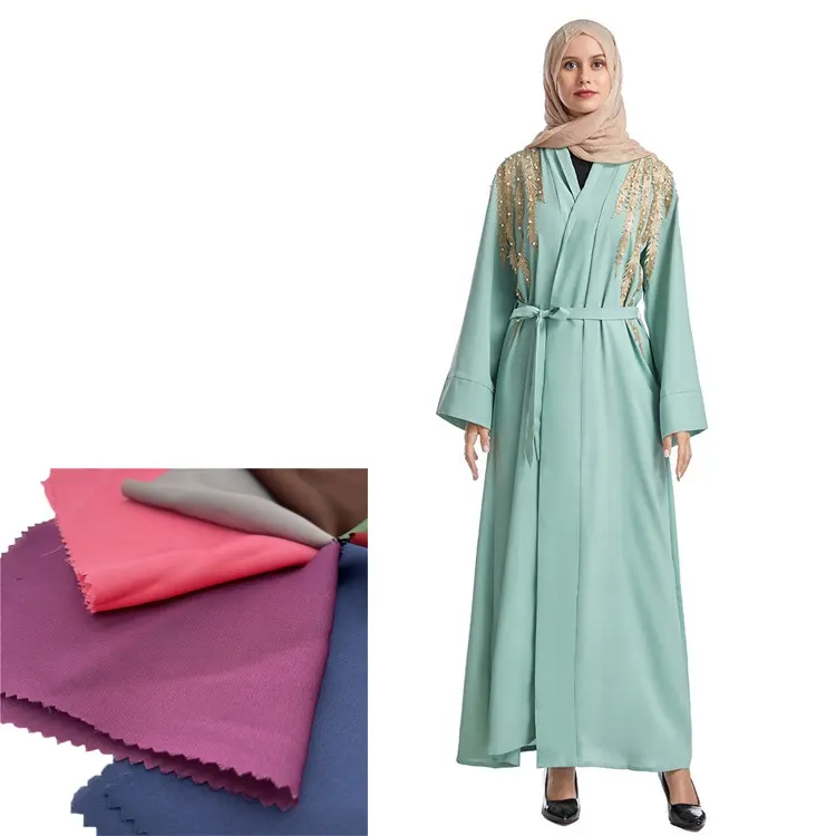 ニダ生地イスラムドレス女性アバヤメーカーよくできた高品質イスラム服