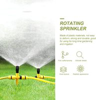 Système d'arrosage d'irrigation à rotation automatique pour l'arroseur de ferme et de serre de pelouse d'agriculture extérieure