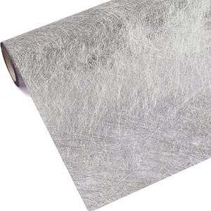 Décoration <span class=keywords><strong>de</strong></span> mariage, fourniture directe e-commerce, chemins <span class=keywords><strong>de</strong></span> <span class=keywords><strong>table</strong></span> festifs <span class=keywords><strong>en</strong></span> tissu non tissé à filament aluminisé à motif uni - Product Image 5