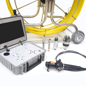 Caméra de vidange d'endoscope d'inspection d'égout de caméra de tige de poussée d'affichage d'IP68 10 "avec le <span class=keywords><strong>compteur</strong></span> de mètre et le contrôleur multifonctionnel - Product Image 4