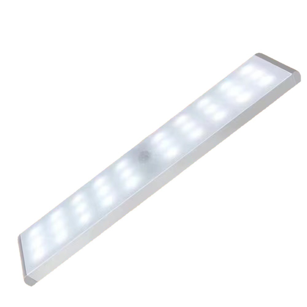 Датчик человеческого тела, светодиодный беспроводной умный автоматический магнитный пульт дистанционного управления, перезаряжаемый светильник для кухни, шкафа, туалета