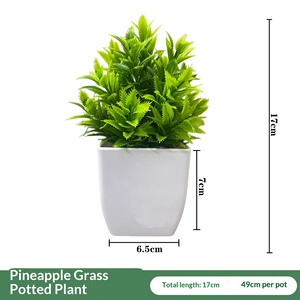 Mini Bonsaïs Artificiels en Plastique Écologiques et Résistants pour la Décoration de la Maison et du Bureau - Product Image 6