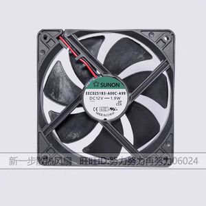 Sunon Eec0251b3 A00c A99 12V 1.9W 120x120x25mm Dual Ball Bearing <b>Computer</b> <b>Case</b> Fan - Product Image 1