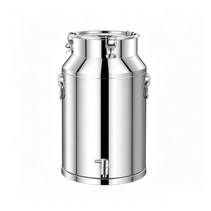 Contenitore Sigillato per Olio <span class=keywords><strong>in</strong></span> Acciaio Inox SUS 304 <span class=keywords><strong>di</strong></span> Grado Alimentare con Rubinetto - Product Image 3