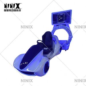 เครื่องจำลองรถแข่ง VR แบบนั่งเดี่ยวสุดล้ำสมัย พร้อมไฟ LED สุดดื่มด่ำ อุปกรณ์เกมเสมือนจริงสำหรับศูนย์เกม MR - Product Image 2