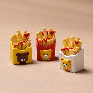 Aimants de réfrigérateur 3D en forme de biscuits panda de dessin animé, en résine, mignons, pour la décoration de la cuisine et de la maison - Product Image 2