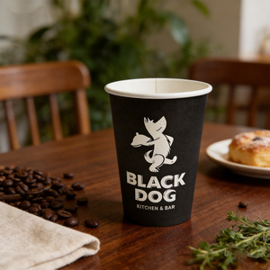 Gobelet à café en carton à paroi simple, écologique, recyclable, jetable, pour emporter, avec logo personnalisé, 6 oz, 8 oz, 12 oz - Product Image 5