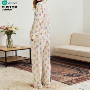 Beefey Apparel produit <span class=keywords><strong>des</strong></span> pyjamas pour femmes certifiés haut de gamme à <span class=keywords><strong>des</strong></span> prix préférentiels et peut fournir <span class=keywords><strong>des</strong></span> services OEM et ODM. - Product Image 1
