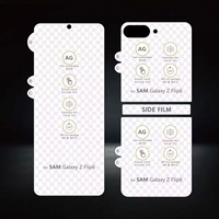 Voor Samsung Galaxy Z Fold 6 Film Screen Protector Tpu Pet Keramische Schermbeschermer Voor Z Flip 5 Fold 6 4 3 Flexibele Zachte Film