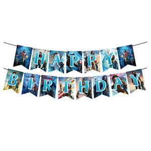 Sea King 2 Aquaman 2 Ballon drapeau en papier écologique transfrontalier ensemble de décoration de fête d'anniversaire nouveau produit-<span class=keywords><strong>Lost</strong></span> Kingdom - Product Image 5