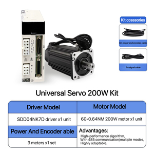 มอเตอร์ AC แรงบิดสูงแบบสามเฟส รุ่น SDD ซีรีส์ของ Bergerda พร้อมเอนโค้ดเดอร์แบบ Incremental กำลังไฟ 50W-7.5Kw ความเร็วรอบ RPM มาตรฐาน IE3 พร้อมหน้าแปลน - Product Image 1