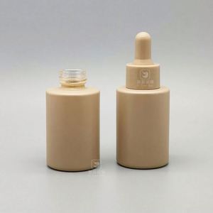 Botella de Vidrio con Gotero de 1oz, Color Rosa, Cilíndrica Esmerilada, Personalizable, de Alta Calidad, para Aceites Esenciales, Lociones, Sueros para el Cuidado de la Piel y Cosméticos - Product Image 2