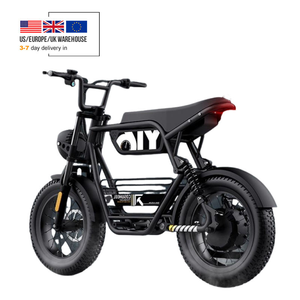 Vélo électrique de ville et trottinette <span class=keywords><strong>Fatbike</strong></span> avec moteur arrière de 1000W, batterie lithium 48V 15Ah, cadre en acier, 7 vitesses - Product Image 2