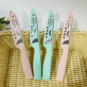 New Nordic-style fruit knife, mesh stainless steel fruit peeler, kitchen and household knife set with plastic handle. - Product Image 2