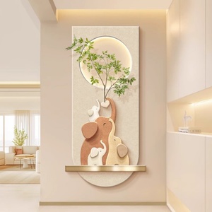 Lámpara de Pared LED de Arte para Sala de Estar y Restaurante, Decoración Moderna Nórdica 3D para el Hogar, Personalización de Fábrica, Piedra Arenisca UV - Product Image 5
