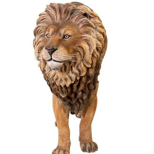 China Factory Promotion <strong>Life</strong> <strong>Size</strong> Resin <strong>Fiberglass</strong> <strong>lion</strong> <strong>Statues</strong> - Product Image 3